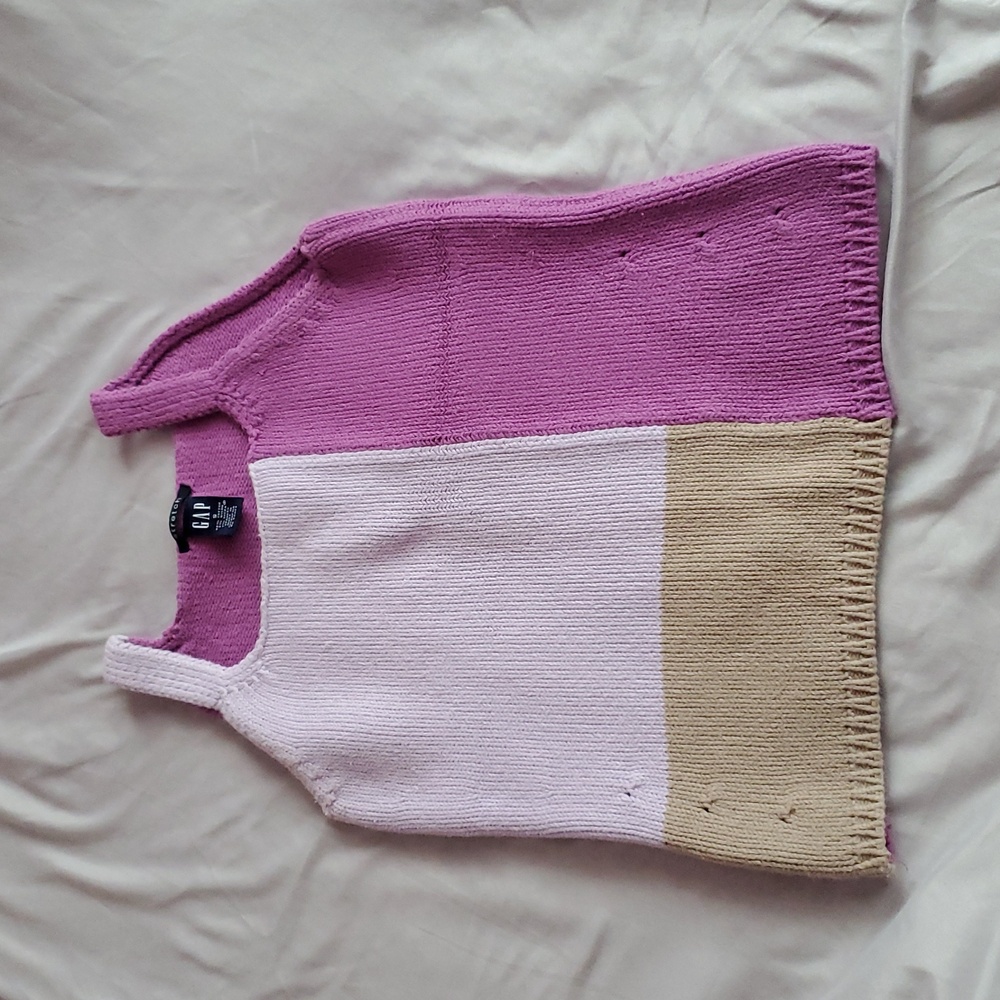 Gap Crochet Tank Top In Purple